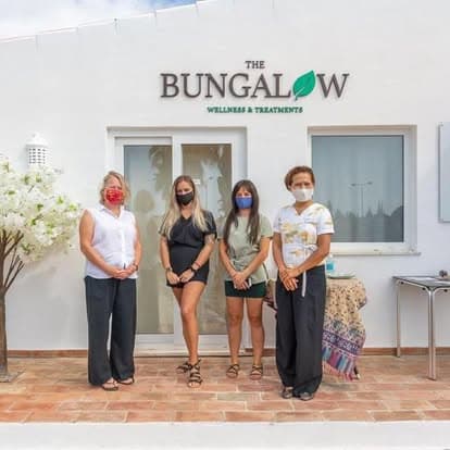The Carvoeiro team outside The Bungalow
