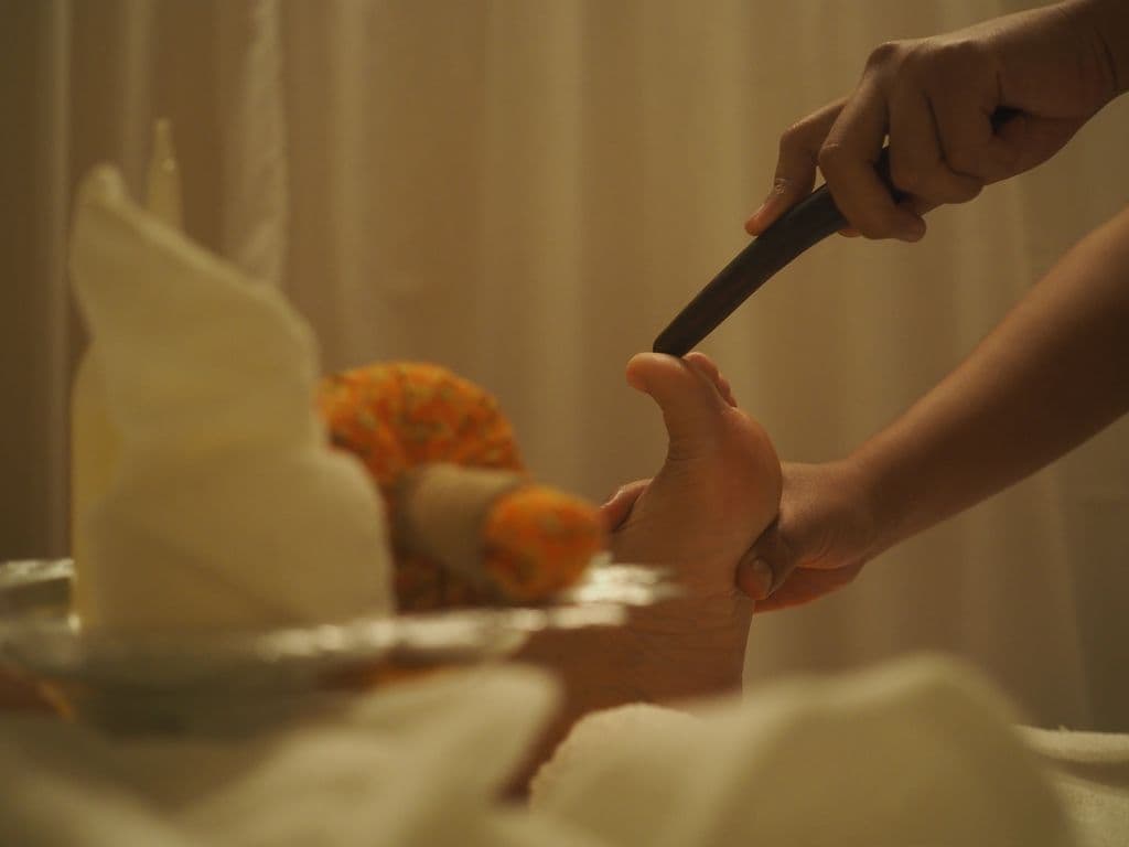 Thai-Fußreflexzonenmassage